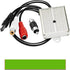 CCTV Microphone Audio Outdoor Security Gift - RCA Tiny Surveillance Mic, High Sensitive Preamp, Waterproof Metal Case