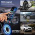 Lunturn 360 Rotatable Vacuum Magnetic Phone Holder, Foldable and Retractable Suction Cup Car Phone Mount
