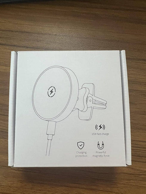 OHLPRO MagSafe Car Charger Mount for iPhone 15 Pro Plus Max 14 13 12 Series, 15W Fast Charging
