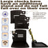 MED Wood Phone Docking Station Nightstand Desk Organizer for Phone, Watch, Wallet & Tablet Gift for Men, Husband, Dad