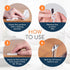 GLUIT Adhesive Desktop Cable Organizer, Versatile Cord Holders and Clips for Desk Accessories, White 5 Pack