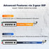 YuLinca 5 Port Mini PoE+ Industrial DIN-Rail Switch, 4 Ports PoE+ and 1 Uplink, 10/100Mbps Fast Ethernet - Unmanaged