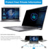 FILMEXT 15.6 inch Laptop Privacy Screen Filter, Anti-Spy, Anti-Glare, Anti Blue Light for Asus, Acer, Dell, Toshiba