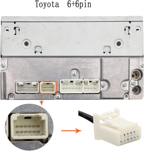 Yomikoo Car Audio Input Adapter, USB AUX CD Changer for Toyota Corolla, Camry, Auris, Avensis, Tacoma