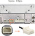 Yomikoo Car Audio Input Adapter, USB AUX CD Changer for Toyota Corolla, Camry, Auris, Avensis, Tacoma