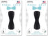 LOVEHANDLE Universal Grip for Most Smartphones, Mini Tablets and Cases, Black Elastic Strap