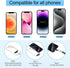 2 Pack 2 Pack takyu Phone Lanyard, Soft Nylon Neck Strap Universal Cell Phone Lanyard and Phone Wrist Strap