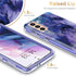 Esdot Galaxy S21 Case, Rugged Shockproof Cover for Women, Military Grade 21ft Drop Test, Nice Water Marble 6.2"