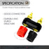Conext Link 2 pcs Dual 2 Way Banana Plug Jack Speaker Amplifier Terminal Binding Post (16906)
