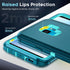 LeYi Compatible for Galaxy S9 Case, 3 in 1 Full Body Shockproof Rubber Dustproof Rugged Defender Protection Case (Teal
