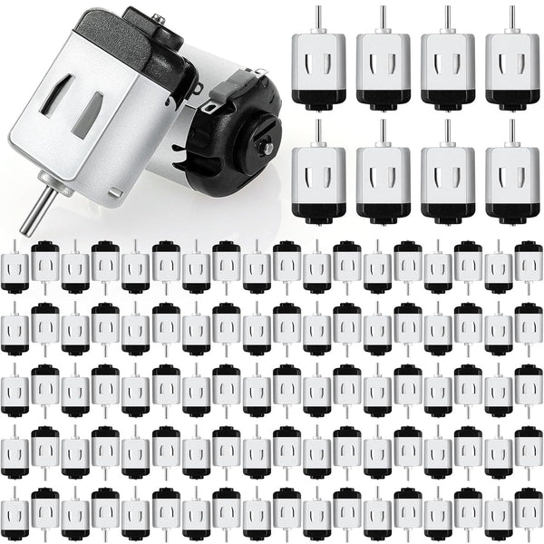 Coume 200 Pack Dc Motor 1.5-3v 23000rpm Mini Hobby Electric Motor High