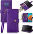 Antsturdy Wallet Case for Samsung Galaxy Note 9, RFID Blocking PU Leather Flip Shockproof Cover (Purple)