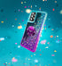 Silverback Bling Holographic Sparkle Case for Galaxy A52 5G / A52s 5G, Diamond Ring Protective Cover, Purple
