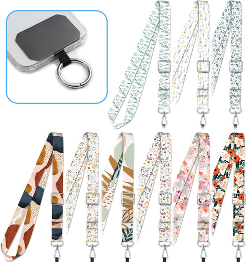 TIHGJHY 2 Pack Phone Lanyard Cell Phone Lanyard Crossbody Adjustable Phone Strap for Use Around the Neck Cell Phone
