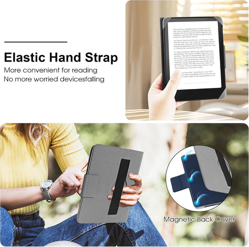 HoYiXi 6.8-Inch ,7-Inch 6" -7" Universal Case For eReaders.Compatible with Kindle, Kobo, Paperwhite, PocketBook, Tolino