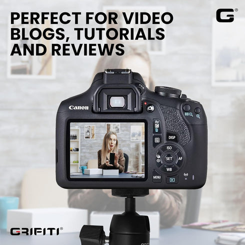 GRIFITI Nootle Recon 5 Flex Arm Leg Magnetic Foot Mini Ball Head Camera Mount Stand, 6 Inch Flexible Mevo Mount
