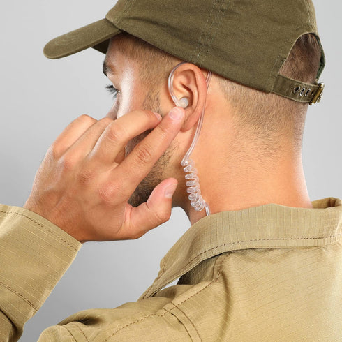 Compatible with Baofeng UV-5R BF-F8HP UV-82 Radios Earpiece, Kenwood 2 Pin Two Way Radio Headset Walkie Surveillance