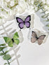 Butterfly Sticky Mobile Phone Grip, Clear Cell Phone Stand, Expanding Cell Phone Charms Accessory, Interchangeable