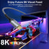 8K 6FT, 48Gbps 2.1 8K@60Hz 4K@120Hz HDR10/HDCP2.2&2.3/eARC/3D PS5, Fiber Optic HDMI Cable Ultra High Speed Long HDMI