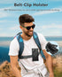 FNTCASE for Samsung Galaxy S22 Ultra, Built-in Screen Protector & Kickstand, Rugged Heavy Duty Shockproof Cover (Black)