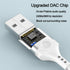 DUKABEL USB in-ear Headphones, White Gaming Earphone Headset with Microphone for PC/PS4/PS5, Live Conference, Video