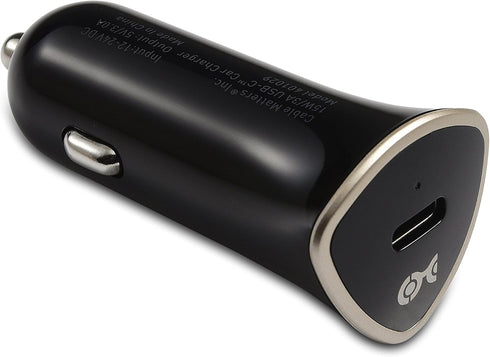 Cable Matters 15W / 3A USB-C Car Charger in Black with 3 ft USB-C to USB-C Cable, Compatible with iPhone 15 Series