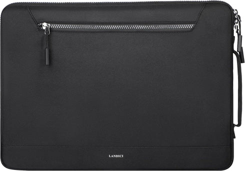 LANDICI 360° Protective Laptop Sleeve Case 14 15 Inch, Waterproof Slim Computer Cover Bag Compatible with MacBook Air