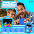 wiwoo 64GB MP3 MP3 Lights,100hrs 12 Player for Kids, Kids Player with Bluetooth, Speaker, Games, Recorder, Ear Loseless