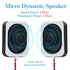 2 Pieces/1 Pair Side Sound 4 Ohm 2 Watt/3 Watt Rectangle Cavity Speaker, JST-PA 1.25 mm 2-Pin Interface Wire