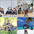 teefeet 53 inch Tablet Tripod Aluminum Tablet & Phone Tripod for iPad Pro/iPhone, Lightweight Travel Stand