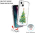 Watercolor Christmas Tree Case Compatible with iPhone 13, Winter Christmas Painting Case for iPhone 13, Unique TPU Protective Phone Case