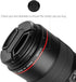 Veatree 67mm Lens Hood Set, Collapsible Rubber Lens Hood with Filter Thread + Reversible Tulip Flower Lens Hood + Center Pinch Lens Cap + Microfiber Lens Cleaning Cloth, Canon EW-73B Replacement