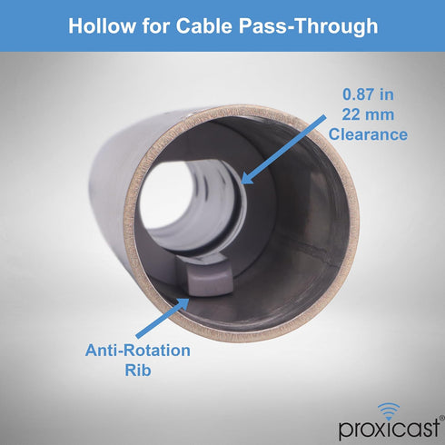 Proxicast Starlink Antenna Adapter for J-Max Mounts, Stainless Steel Coupler for V2 Motorized Satellite Dish