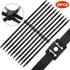 50 (Black,0.5 10 Inch) Boao Pcs Zip Ties Cable Disposable Heavy Duty Tie Double Police Cuffs Flex Plastic Nylon Tie