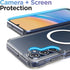 ENCASED 2-in-1 MAG Case for Samsung Galaxy A15 5G, Magnetic Cover with Ring Grip, Clear Silicone Phone Holder