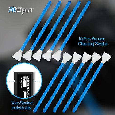 Sensor Cleaning Swabs for APS-C Sensors of DSLR or SLR Camera (10 Packs of 16 mm Swabs) (HCS-16-10)