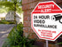 12 x12 Inches 40Mil 4 pack Video Surveillance Signs, Security Signs,Octagon Thick Aluminum Reflective sign for Home