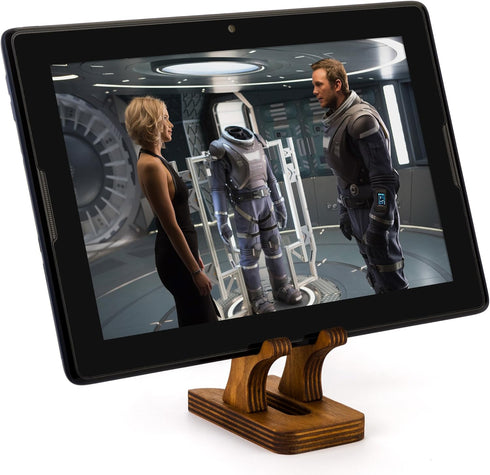 Rostmary Wooden Cell Phone Holder Tablet Stand for Desktop - Ideal for iPhone, iPad, Samsung, eReaders