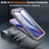 Cozycase iPhone 13 Waterproof Case, Full Body Dustproof Shockproof with Built-in Screen Protector (Black)
