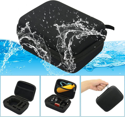 Carrying Case Protective Bag with Water Resistant EVA Compatible with GoPro Hero Models 12, 11, 9, 8, 7, 6, 5