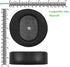Geekria Sport Cooling Gel Replacement Ear Pads for Audeze Maxwell Wireless Headphones, Black Mesh Fabric Ear Cushions