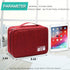 Waterproof Electronics Organizer Travel Cable Bag, Portable Digital Storage Case for Electronic Accessories and Charger