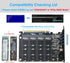 Quad NVMe PCIe Adapter, RIITOP 4 Ports M.2 NVMe SSD to PCI-e 4.0/3.0 x16 Card with Fan Support