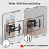 Pipishell Full Motion TV Wall Mount - Fits 37-75 inch Flat/Curved TVs up to 100lbs, Swivel and Tilt