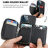 Bocasal RFID Blocking Wallet Case for iPhone 13 Pro Max, Adjustable Crossbody Zipper Purse with Kickstand, Black