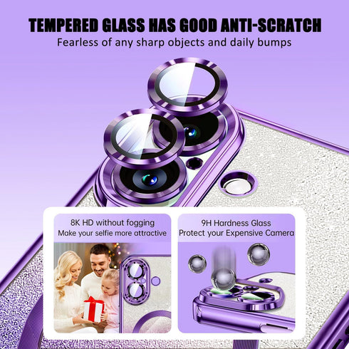 Misscase 17 6.3 inch for iPhone Case Compatible with MagSafe,Built-in Camera Lens Protector Full Protection Soft TPU