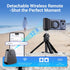 JJC 1/4" Upgraded Magnetic Phone Camera Grip with Remote, Cell Phone Camera Grip Handle Compatible with MagSafe iPhone