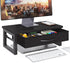 HEWORLIF Computer Monitor Stand Riser, Desk Organizers and Accessories with Drawer, 2-Tier Laptop