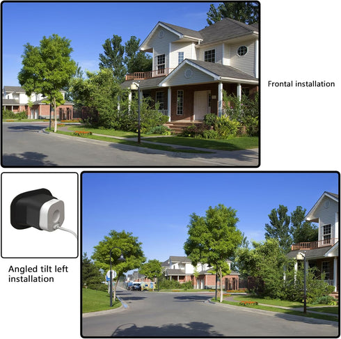 Pack of 2 Angled Window Mount for Blink Mini Camera, 20 Degrees Tilt (Black)
