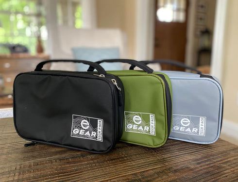 Electronics Organizer - Waterproof Travel Case (Black) for Accessories
